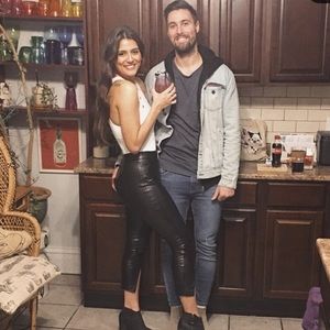 ZARA faux leather pants